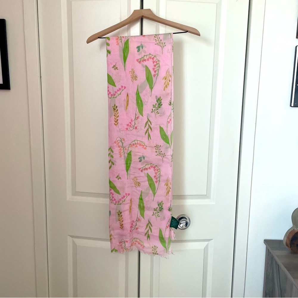 Uncommon Goods Pink Lily-of-the-Valley May Birth Flower Scarf